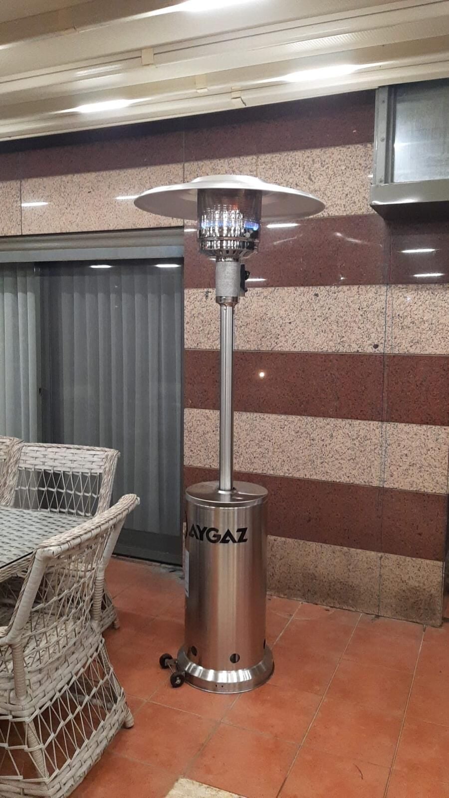 Aygaz Bahçem Metalik Dış Mekan Isıtıcı — görsel 4