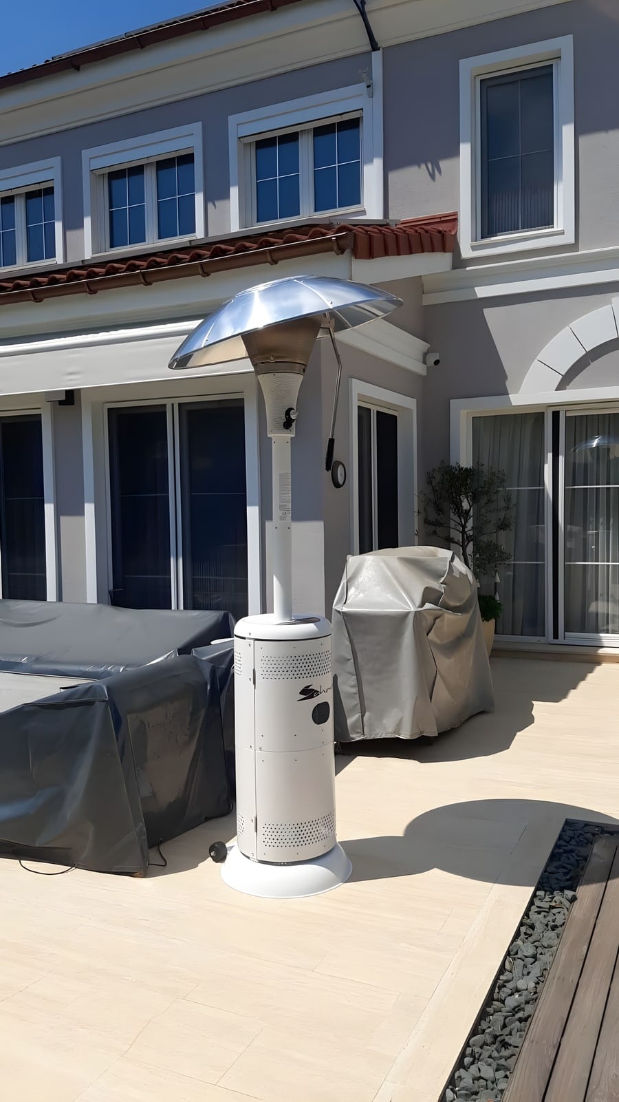 Aygaz Isı Odağı Dış Mekan Isıtıcı - 15 kW - Beyaz — görsel 4