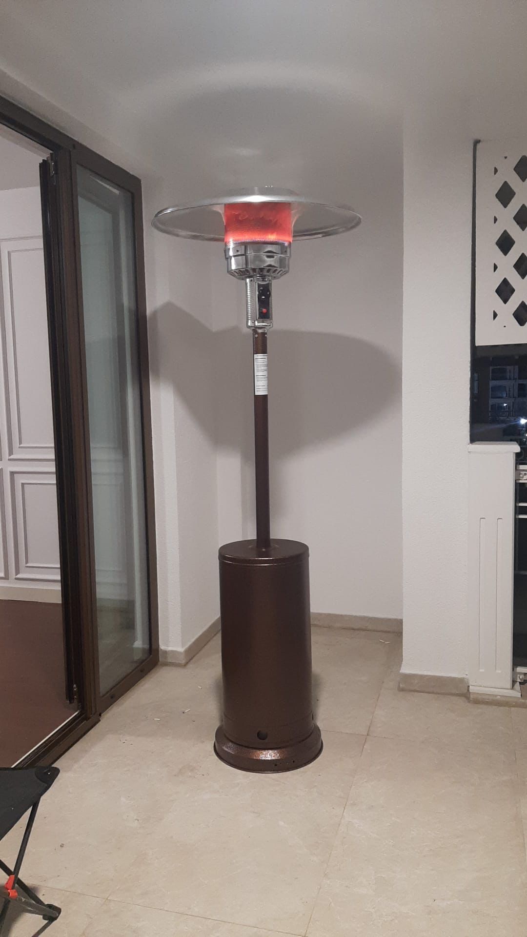 Bakır Palmiye Soba Dış Mekan Isıtıcı — görsel 2