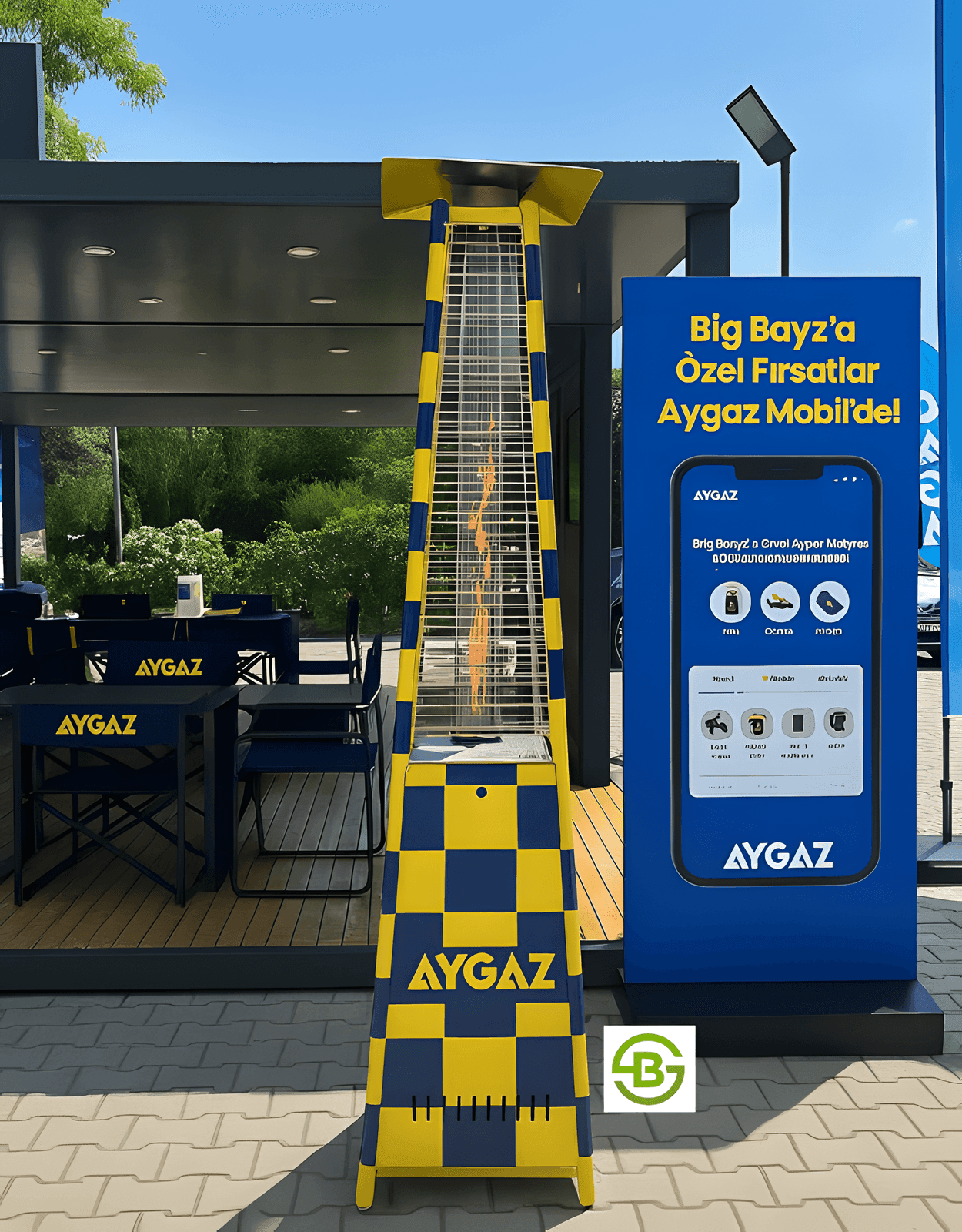 FB-Taraftar Aygaz Piramit Dış Mekan Isıtıcı